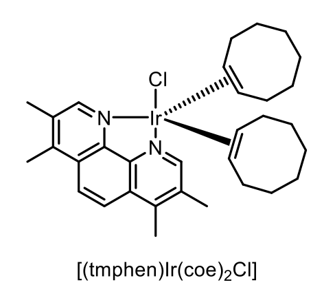 Newly developed precatalyst system [(tmphen)Ir(coe)2Cl]