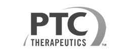 PTC Therapeutics logo grey